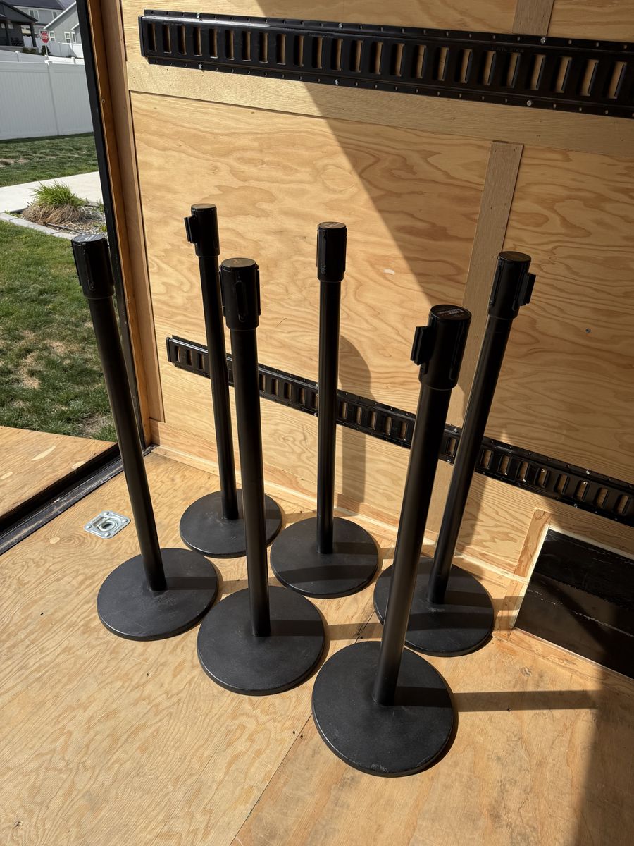 Tensabarrier Line Stanchions (x6)