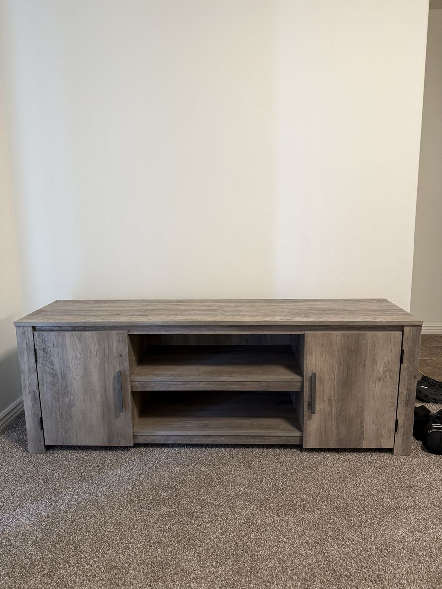Entertainment center with cabinets
