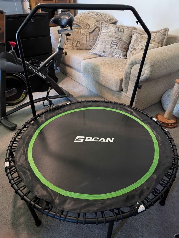 48" BCAN BT2 Mini Rebounder Trampoline with Handlebar