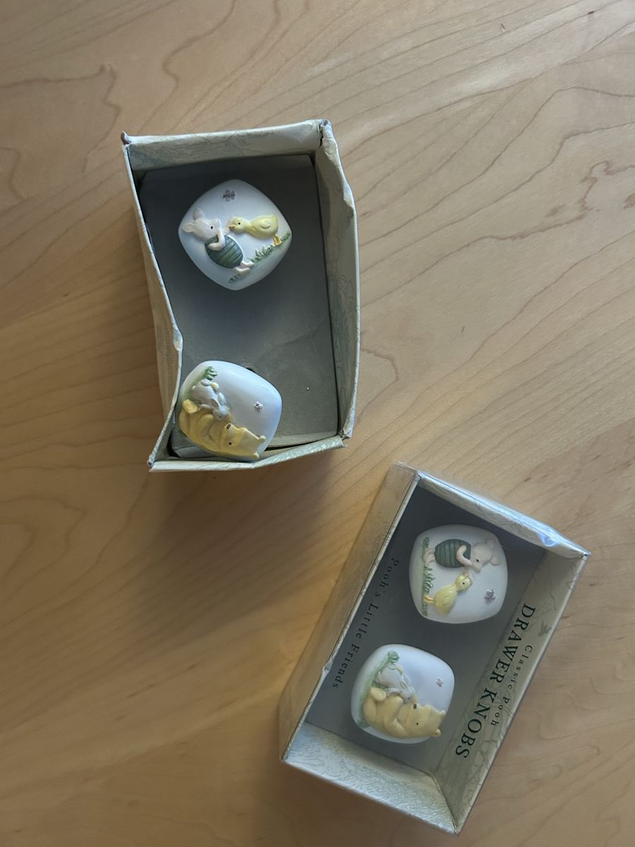 Vintage Winnie the Pooh drawer knobs