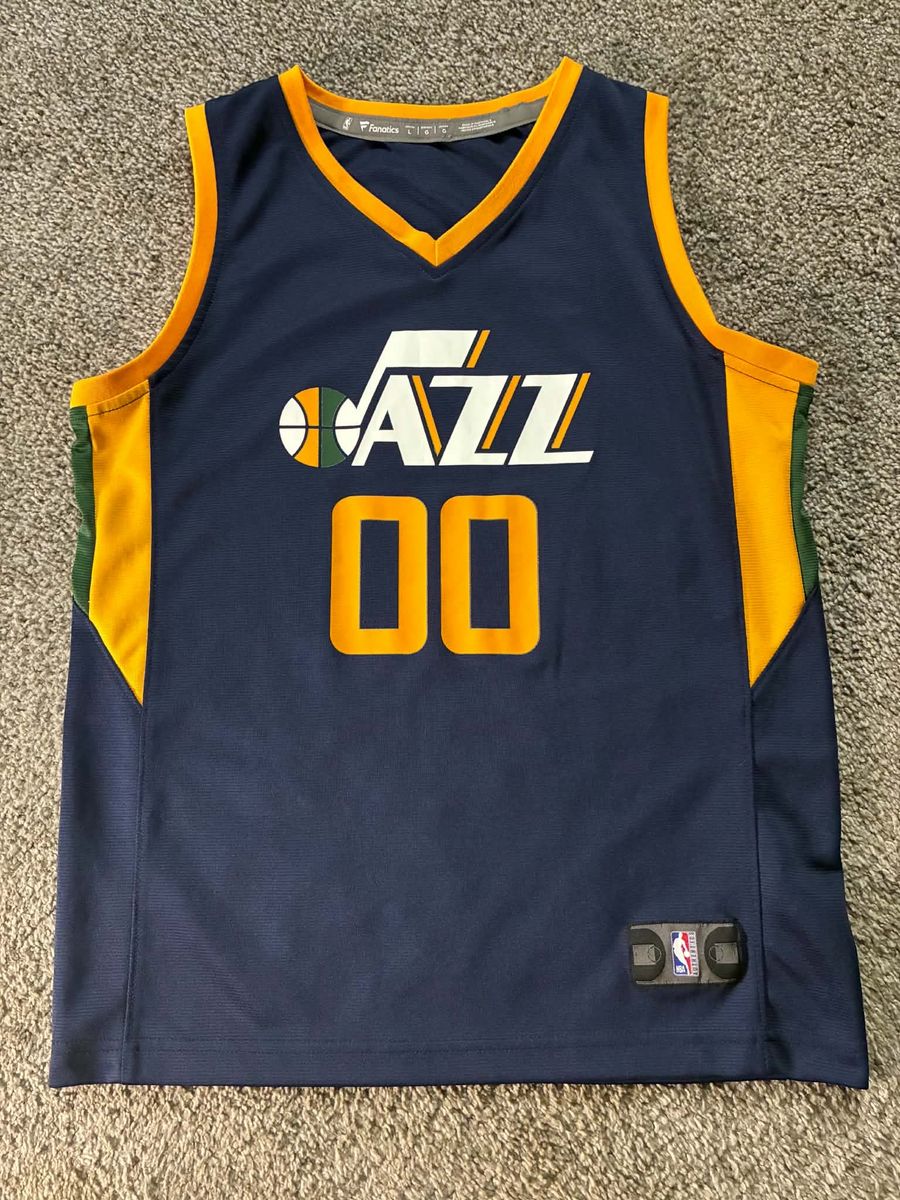 Authentic Fanatics Utah Jazz Jordan Clarkson #00 Basketball Jersey Size Men’s Large