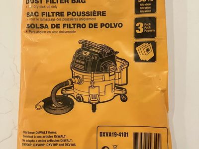 Dewalt Shop Vac Bags