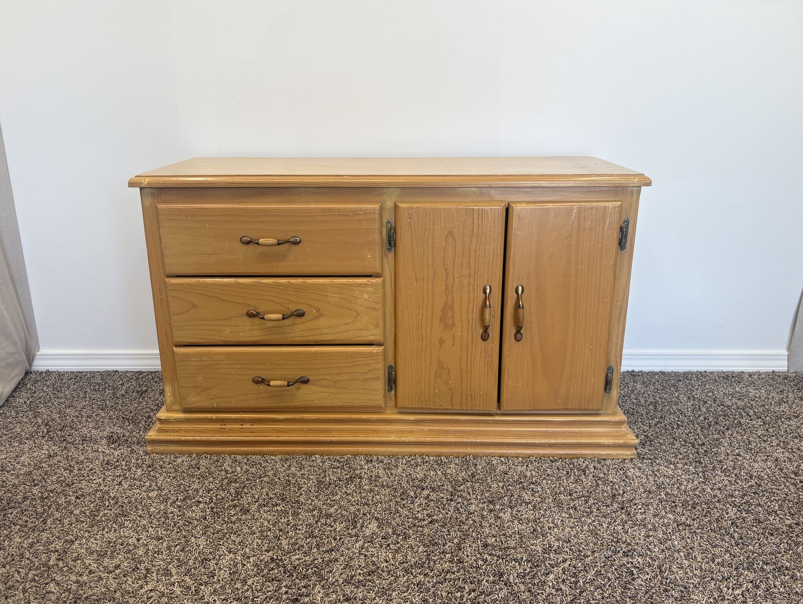 DELIVERY - REAL WOOD Storage Cabinet / Dresser - 40” x 16” x 24”