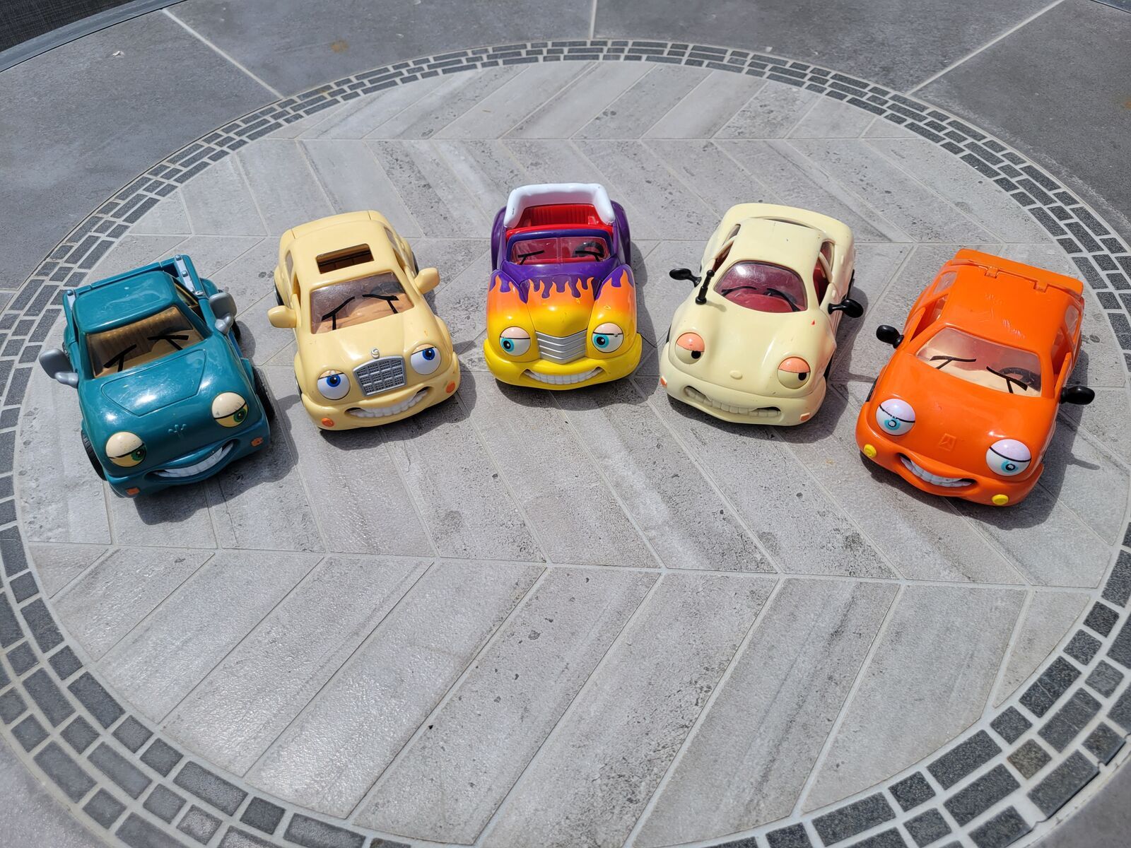 Chevron Techron cars Pete Pick-Up truck, Leslie LX, Pete Pick-up, Sam Sedan, Holly Hatchback, Hank Hot Rod