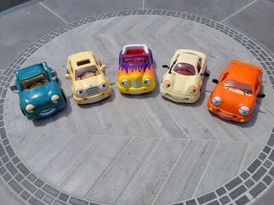 Chevron Techron cars Pete Pick-Up truck, Leslie LX, Pete Pick-up, Sam Sedan, Holly Hatchback, Hank Hot Rod