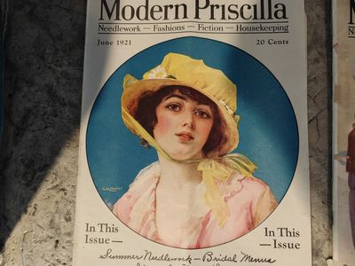 Vintage Modern Priscilla & Needlecraft Magazines - 1920-1922 Fashion, Needlework,