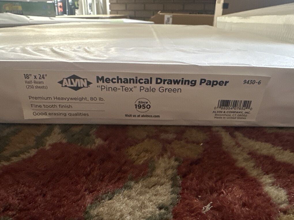 Mechanical Drawing Paper 18x24