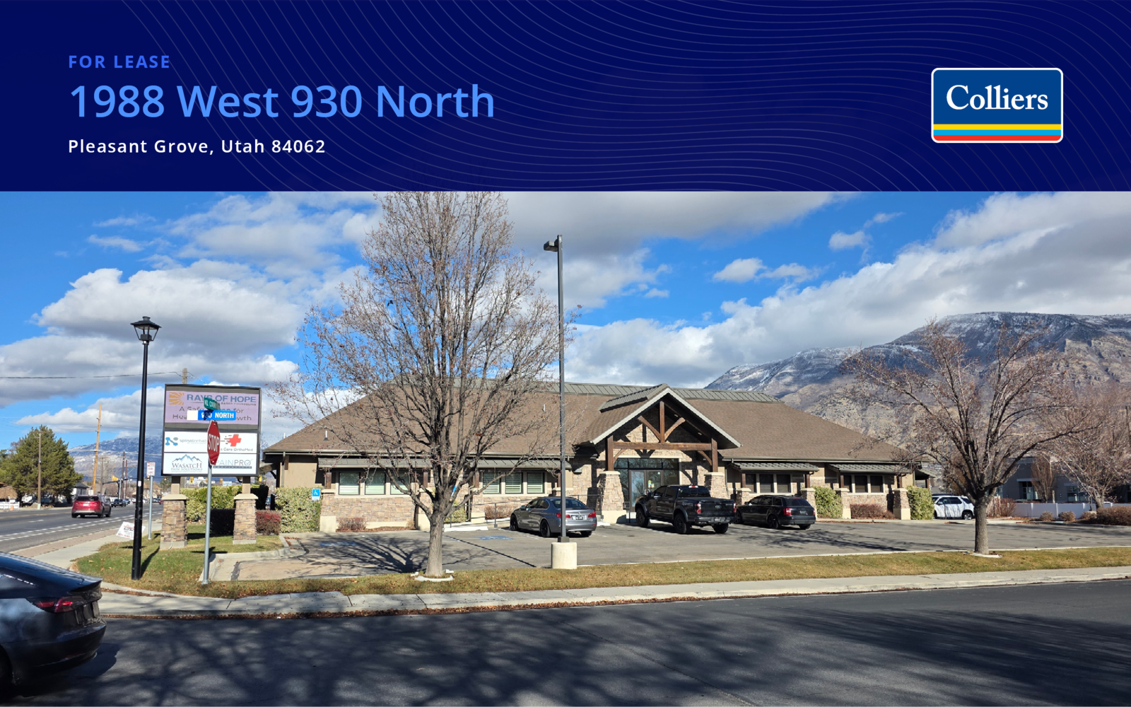 LEASE: Medical / Dental Office on NCB in proximity of AF hospital, 2nd gen, turnkey