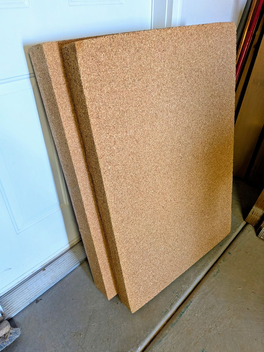 Cork for carving 4" X 24" X 36"