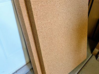 Cork for carving 4" X 24" X 36"