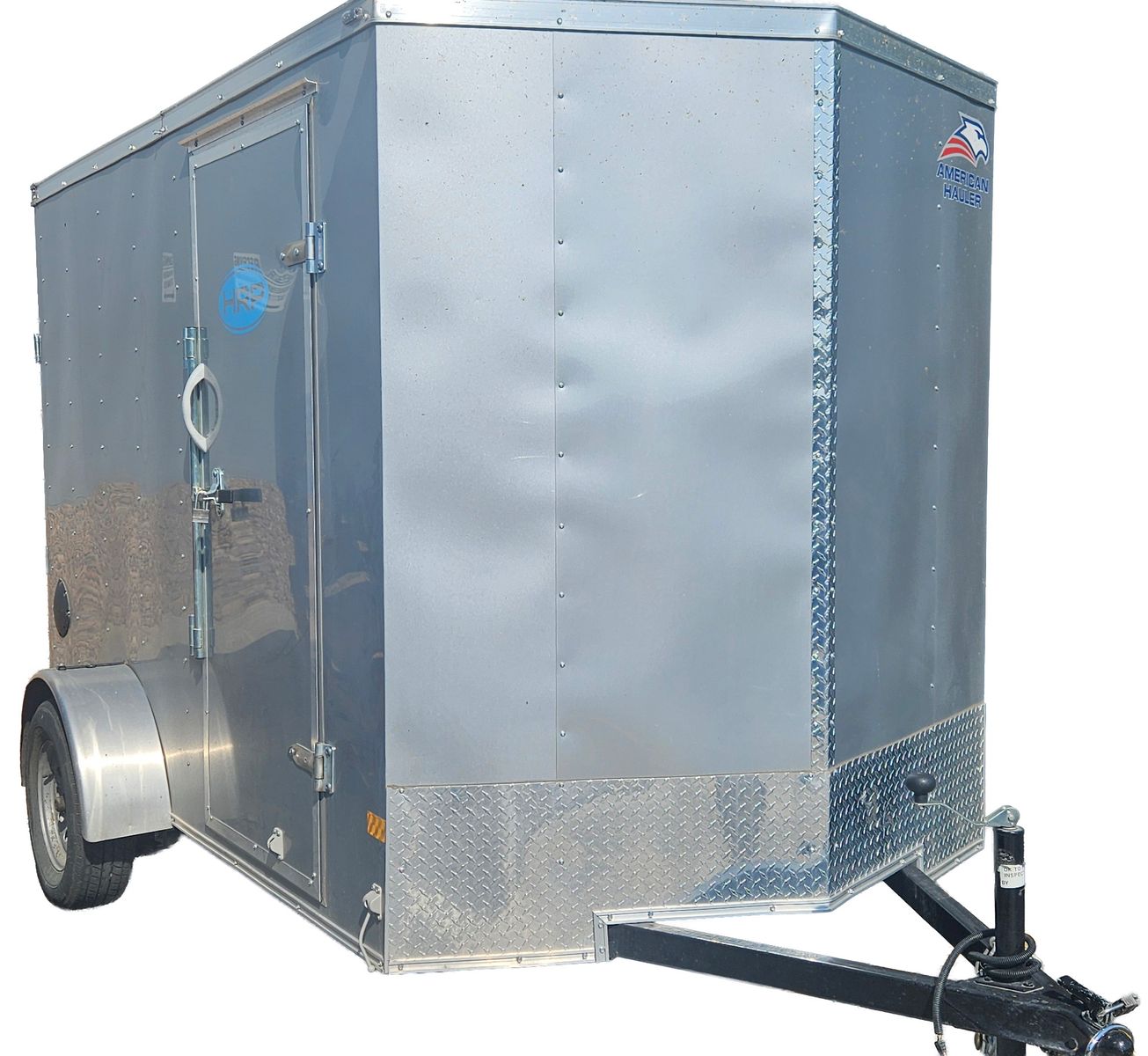 American Hauler Enclosed Cargo Utility Trailer with V-Nose & Side Door 10x6