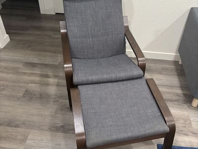 IKEA Pöang Armchair and Ottoman