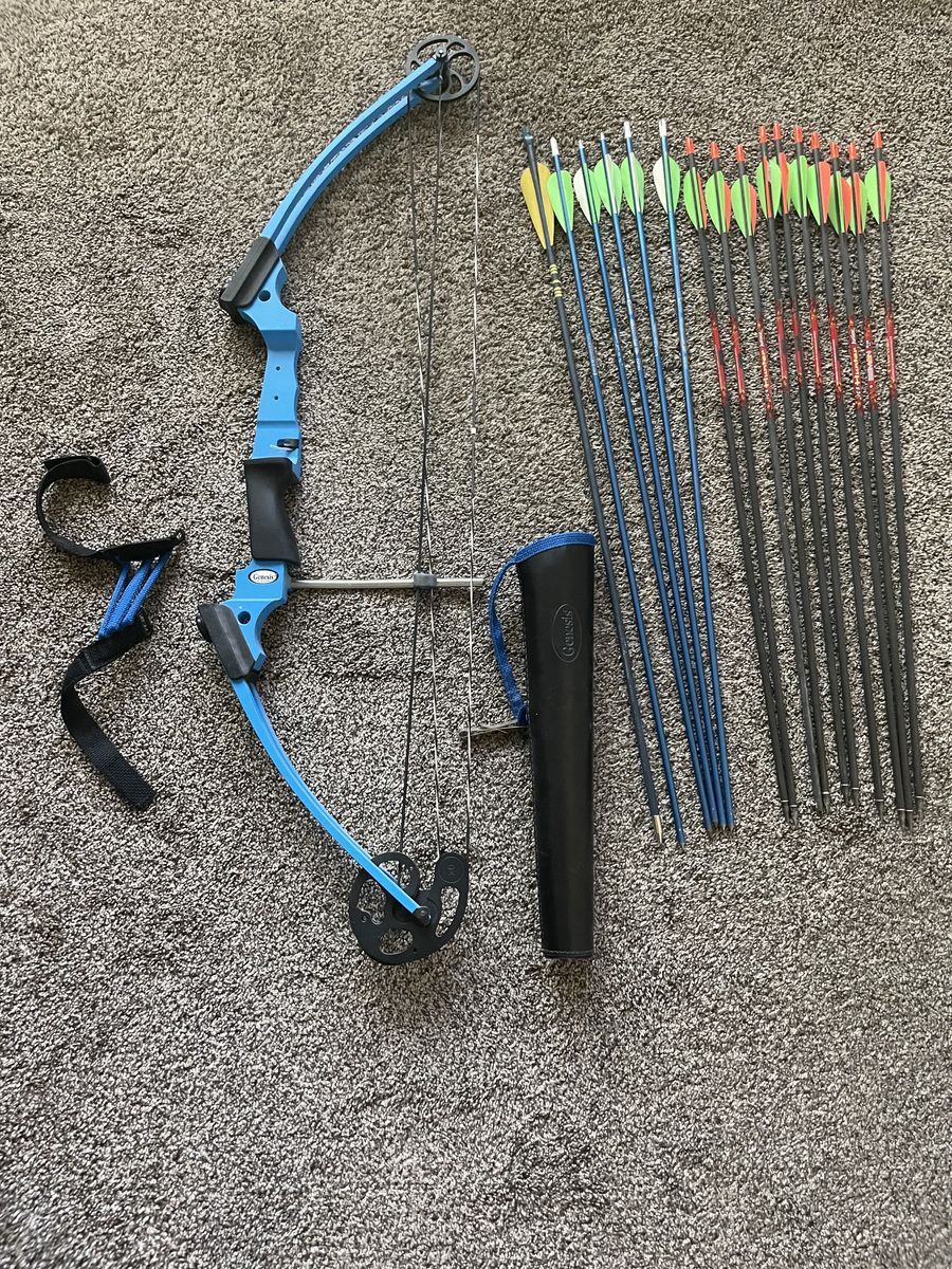 Archery compound bow & arrow