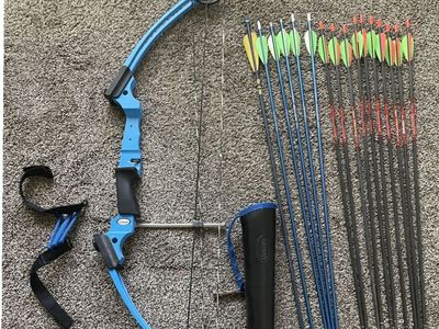 Archery compound bow & arrow