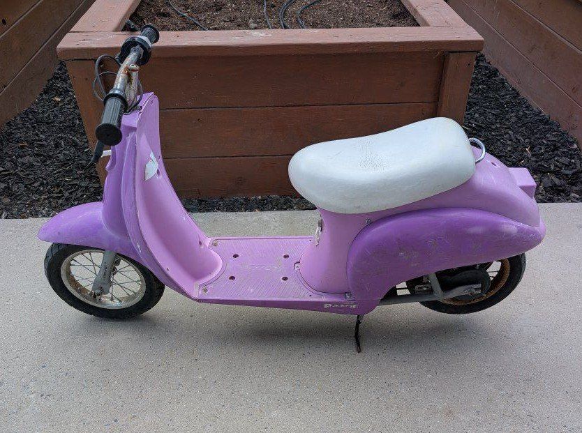 Purple Razor Pocket Mod Electric Scooter