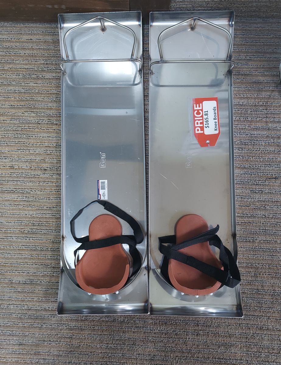 BON STAINLESS STEEL KNEE BOARDS