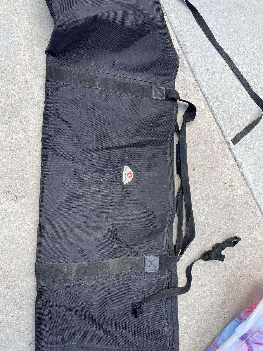 Rossignol Double Ski/Snowboard Bag - Black Padded Travel Case