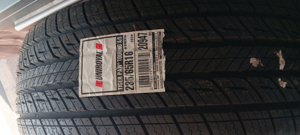 1 New 235/65R16 Uniroyal tiger