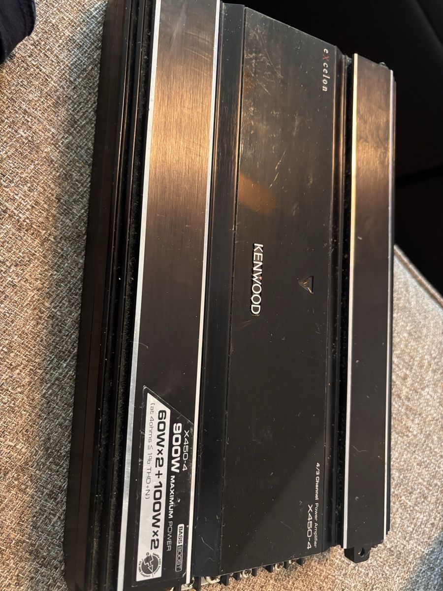 Kenwood excelon 450-4 car stereo amplifier