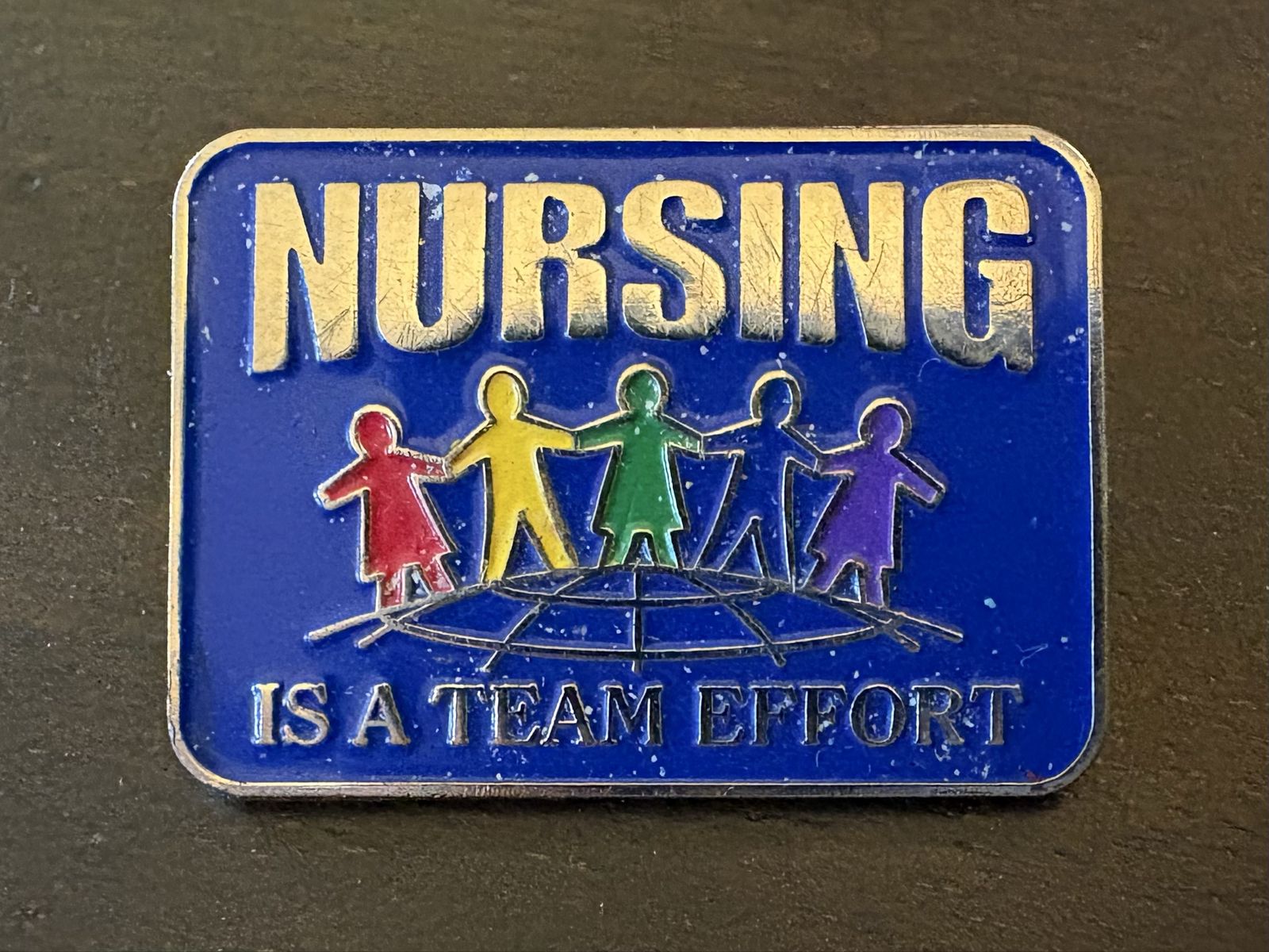 Nursing Is A Team Effort Enamel Lapel Pin