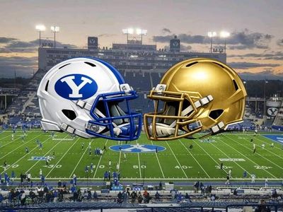 49 Yard Line BYU vs Notre Dame w/Seatbacks + Parking 2-4 Tickets