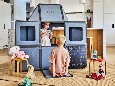 New! Superspace The Big Set Giant Magnetic Tiles 24 Panels Kids' Fort Builder