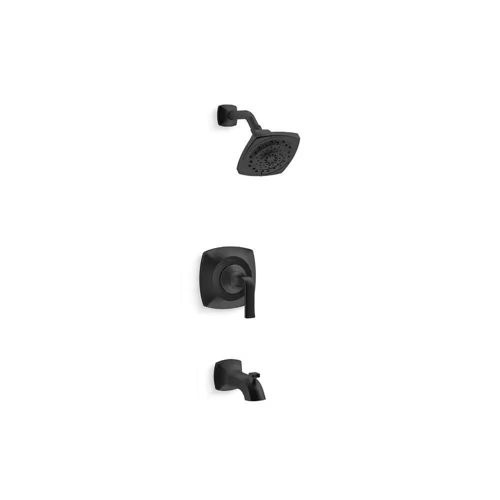 Rubicon 1-Handle Tub Faucet, Matte Black