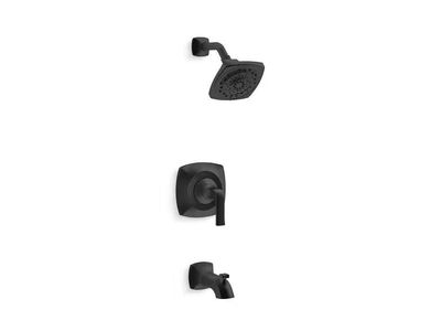 Rubicon 1-Handle Tub Faucet, Matte Black