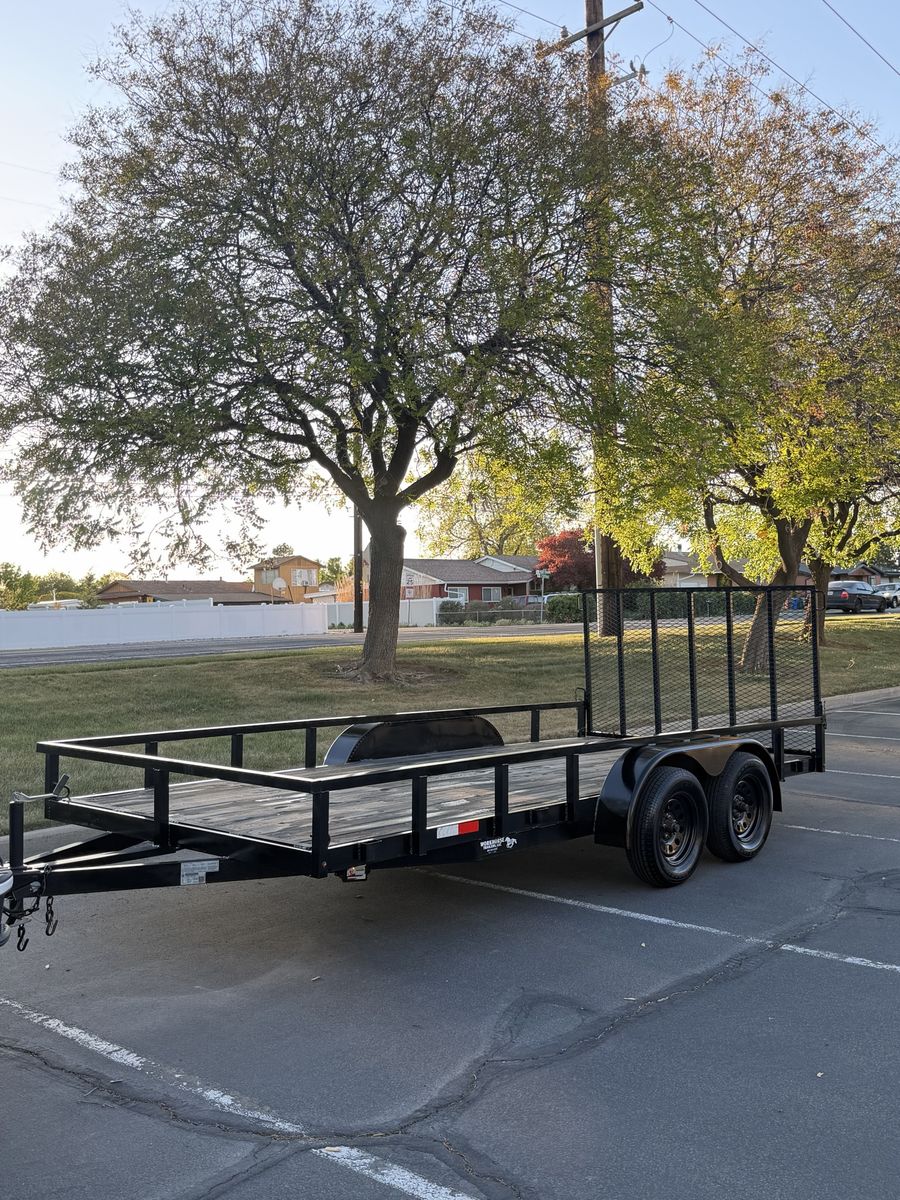 2023 7x16 dual axle trailer