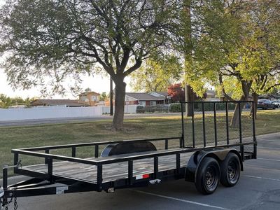 2023 7x16 dual axle trailer