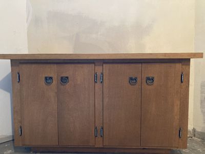 Solid Wood Storage Cabinet