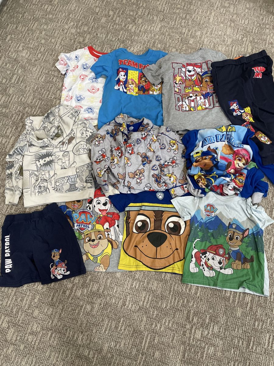 Paw Patrol Clothes Size 3-5