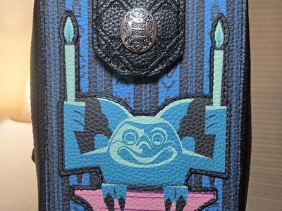 Loungefly Disney The Haunted Mansion Gargoyle Wallpaper Crossbody Bag