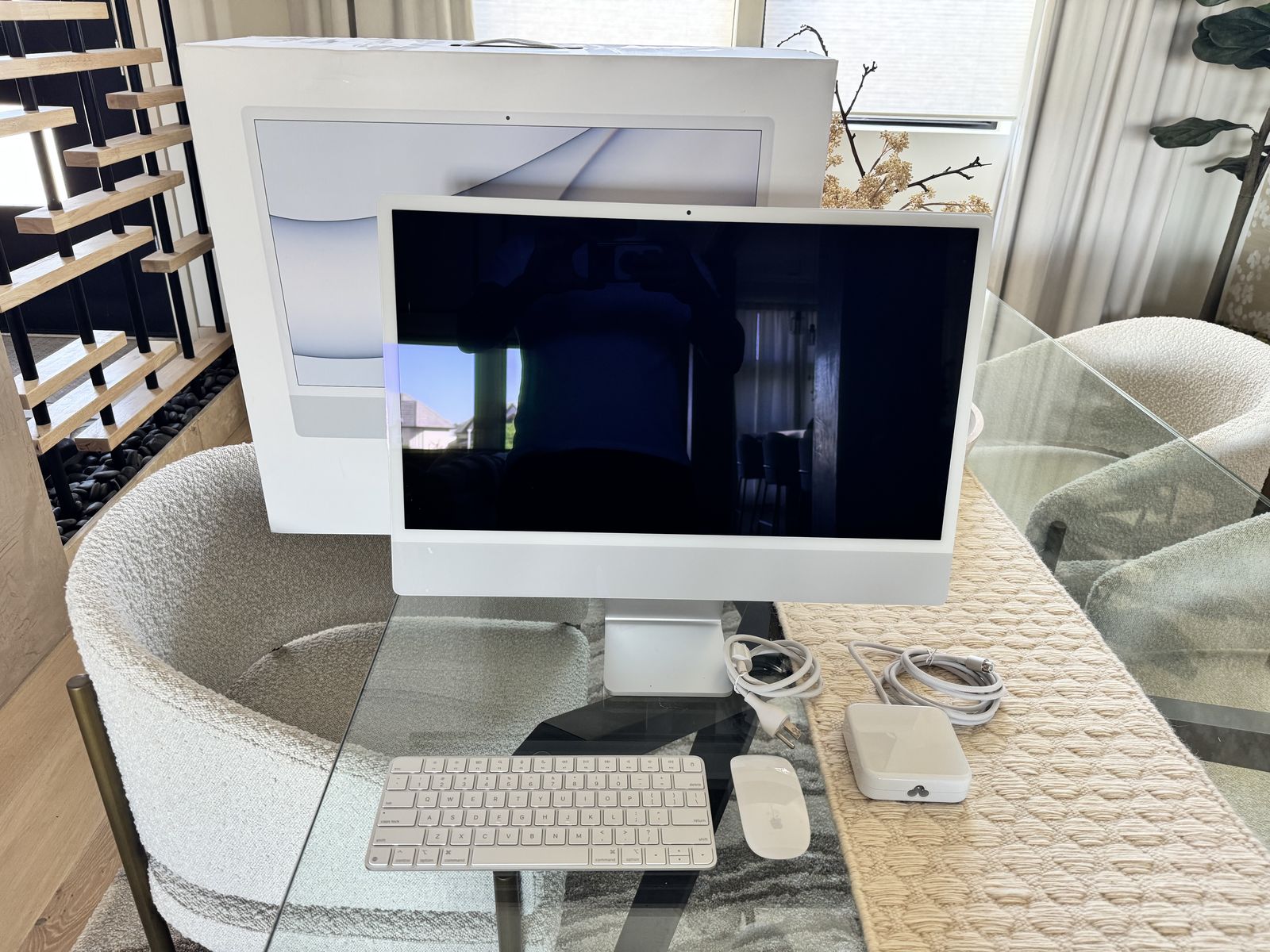 Apple M1 iMac 24" 8GB/256GB SSD (Silver) - A2439