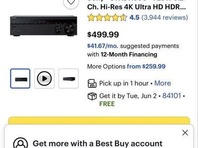 Sony Multi Channel AV Receiver