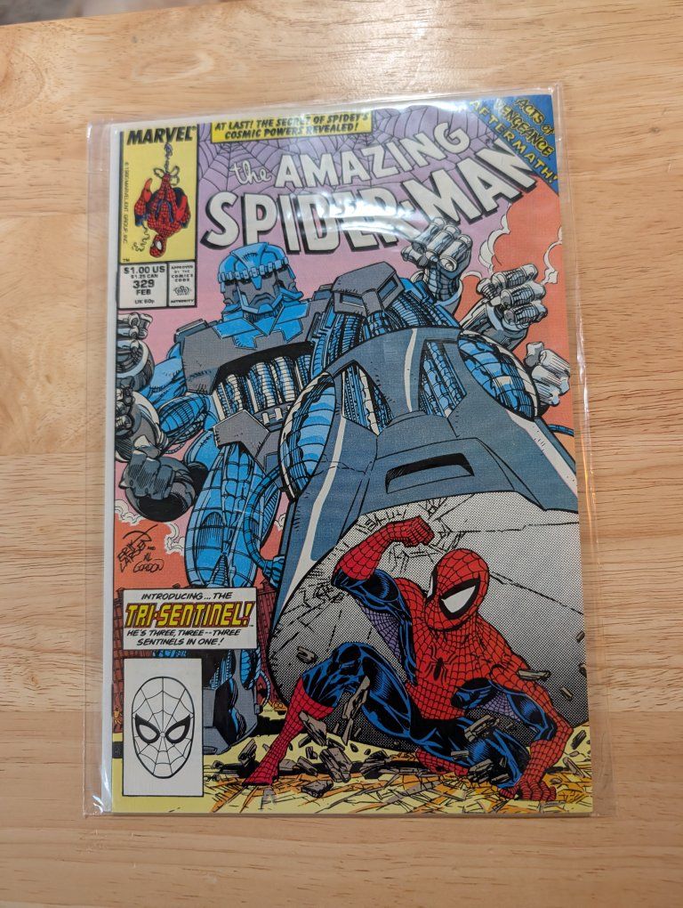 Amazing Spider-Man #329 (Feb 1990 Marvel) Tri Sent