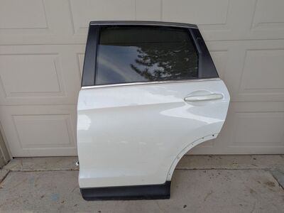 Honda CRV 2012-2016 Door Left Driver Side Rear Complete Assembly (Off White)