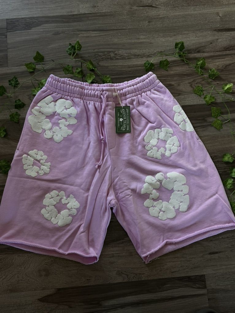 Denim tear shorts