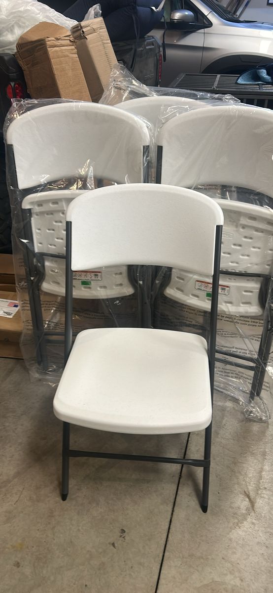 4 Lifetime Folding Chairs