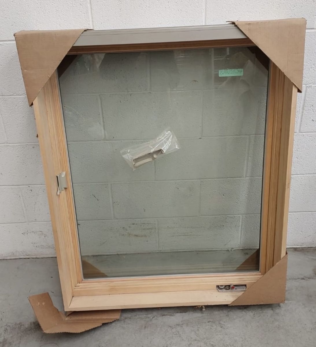 Summit Window Wood Clad Casement Window Left-Hand Insulated Low-E
