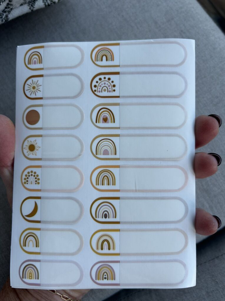 Waterproof Name Labels Reusable Write On