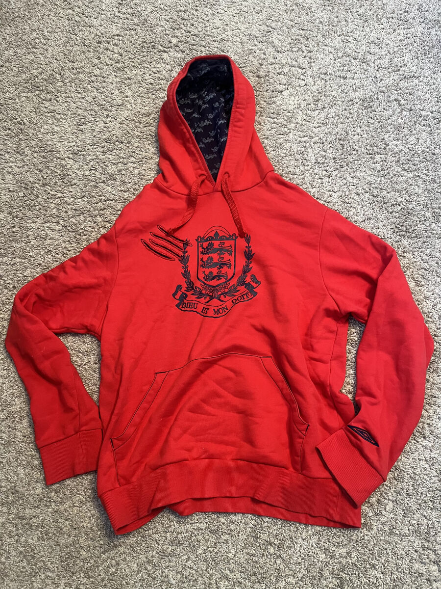 Umbro England Hoodie Mens Large - Dieu et mon droit