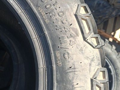 27x9.00R14 Tires - Used Set of 4 All-Terrain ATV/UTV Tires, Great Tread