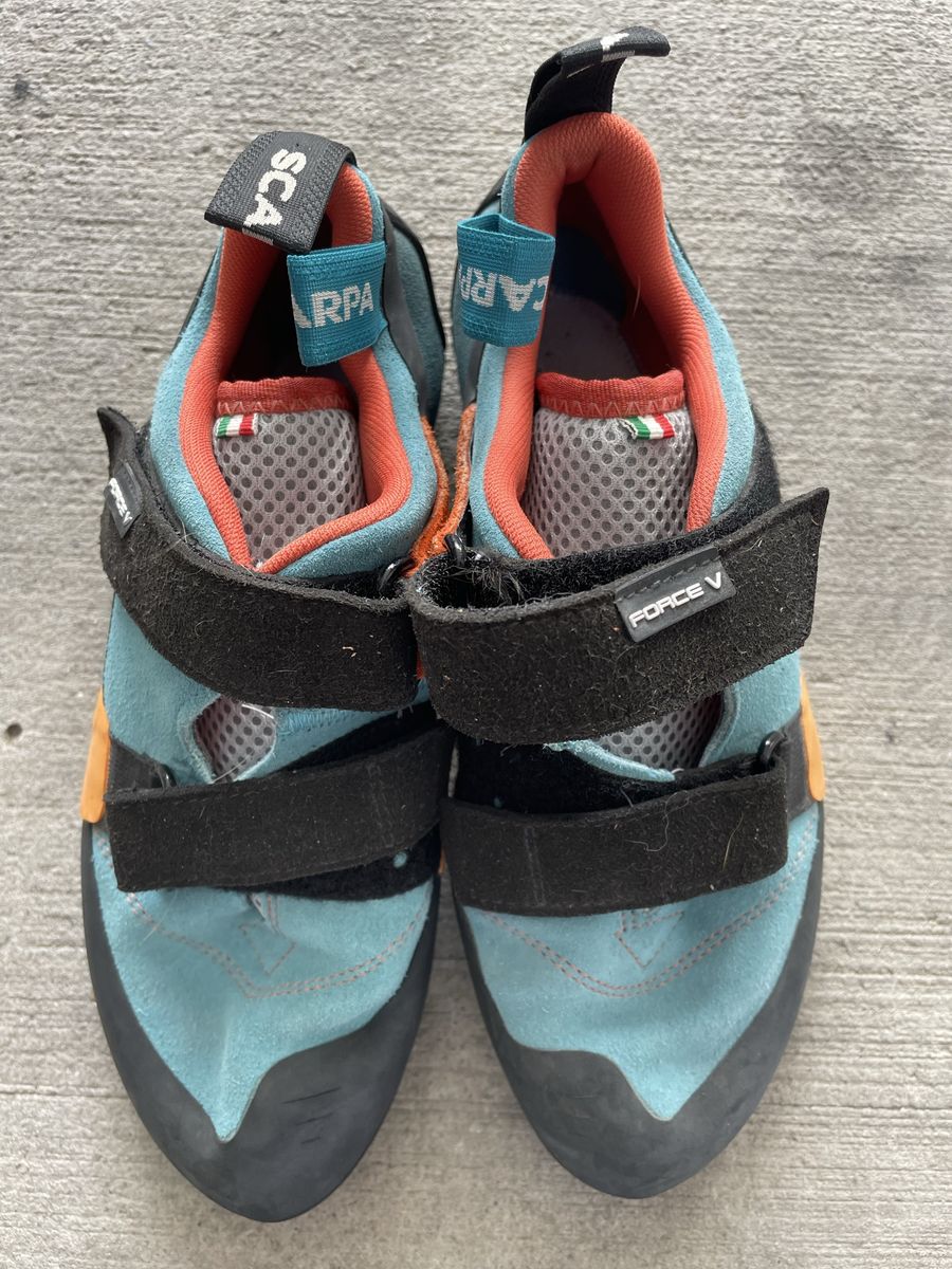 Scarps Force V Rock Climbing Shoes Men Sz 8 Woman’s Sz 9