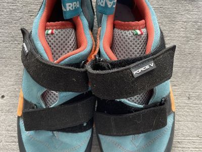 Scarps Force V Rock Climbing Shoes Men Sz 8 Woman’s Sz 9