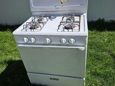whirlpool gas range/oven