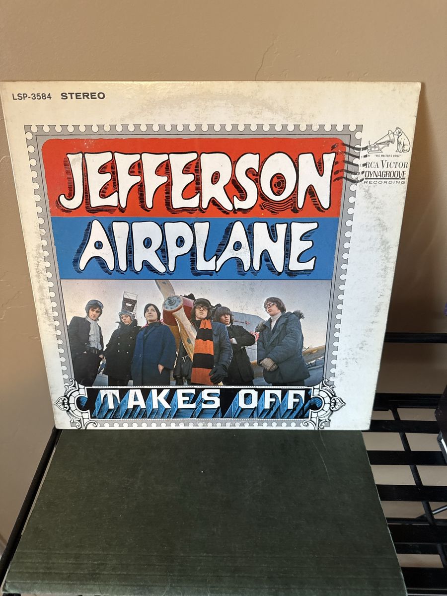 Jefferson Airplane Takes Off Vinyl LP Stereo RCA Victor LSP-3584