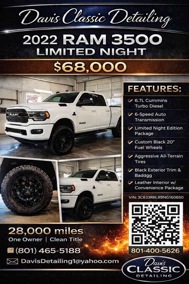 2022 Ram 3500 Limited