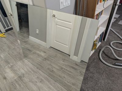 55" x 48" mirror