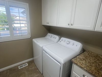 Moving Sale: GE White Top Load Washer and Gas Dryer Set